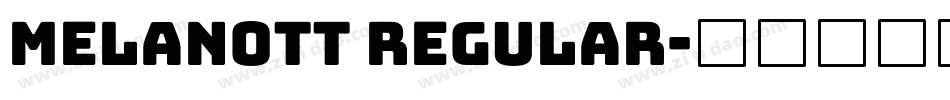 Melanott Regular字体转换